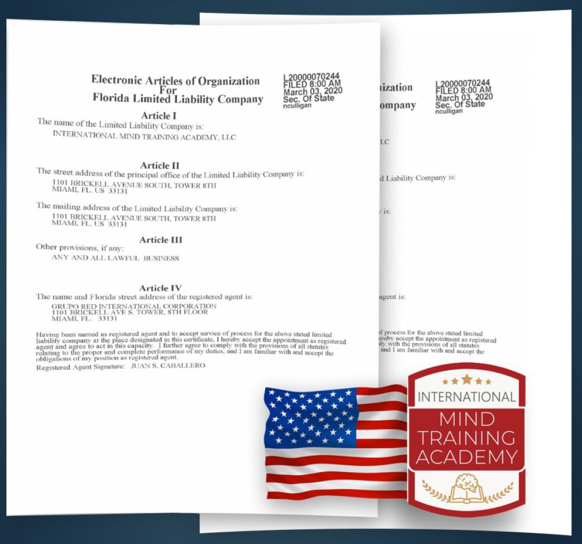 Certifica&ccedil;&atilde;o da International Mind Training Academy